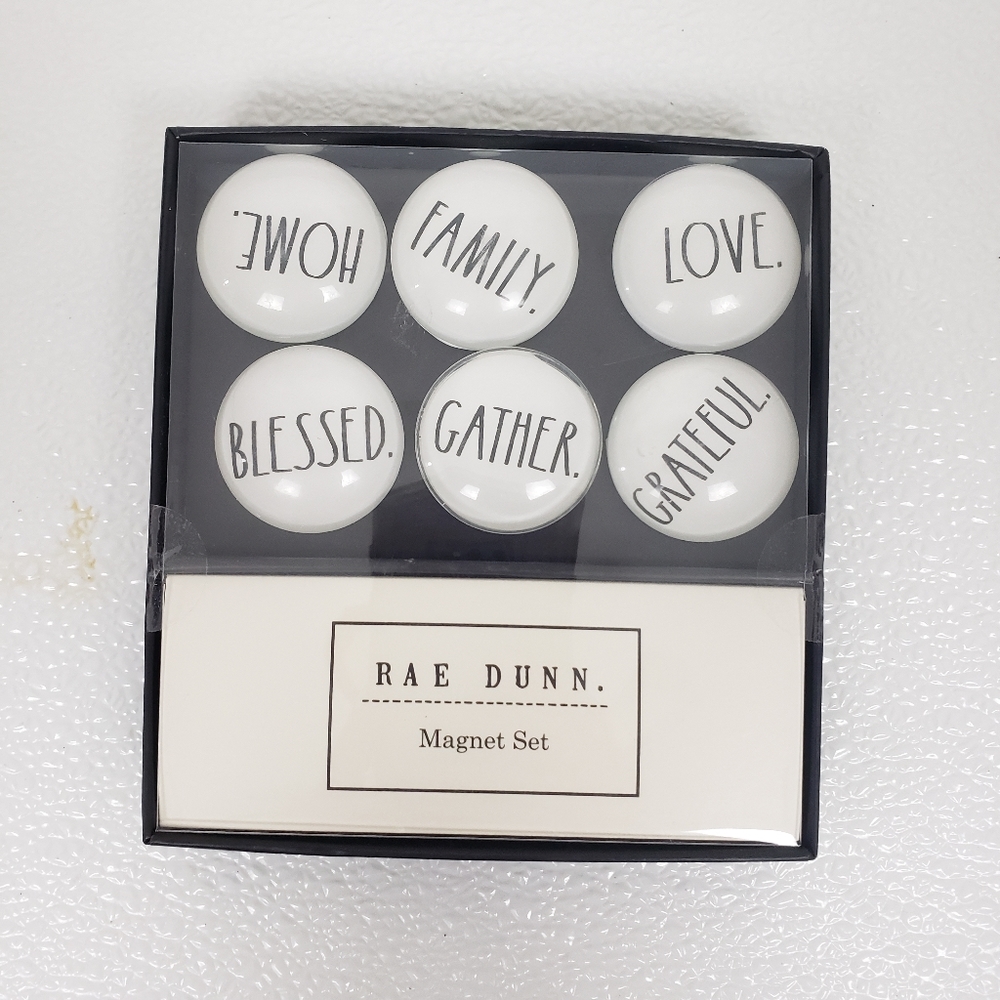 Rae Dunn Glass Dome Shaped Magnets